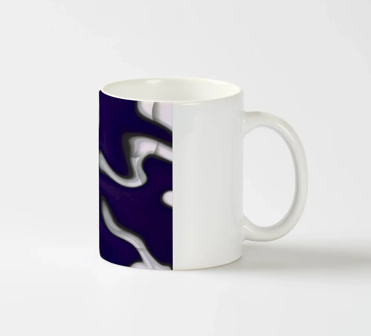 Orditura viola tazza in ceramica da Little Dean