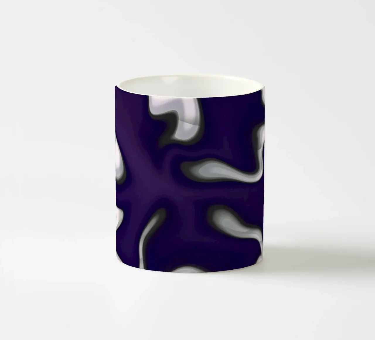 Orditura viola tazza in ceramica da Little Dean