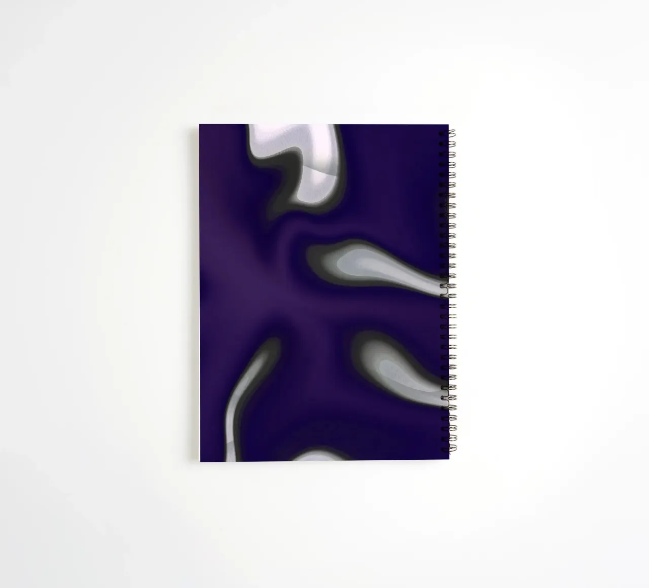 Purple warp spiral notebook by Little Dean