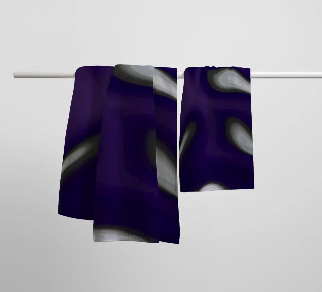 Purple warp towel by Little Dean