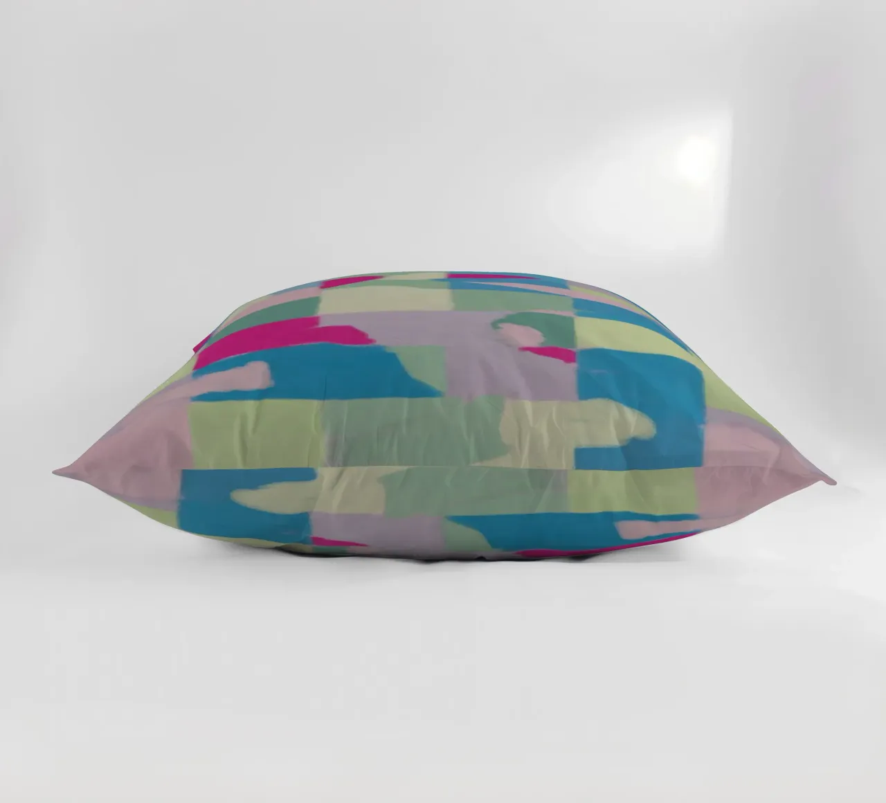 Colore fresco pastello a quadri cuscino da Little Dean
