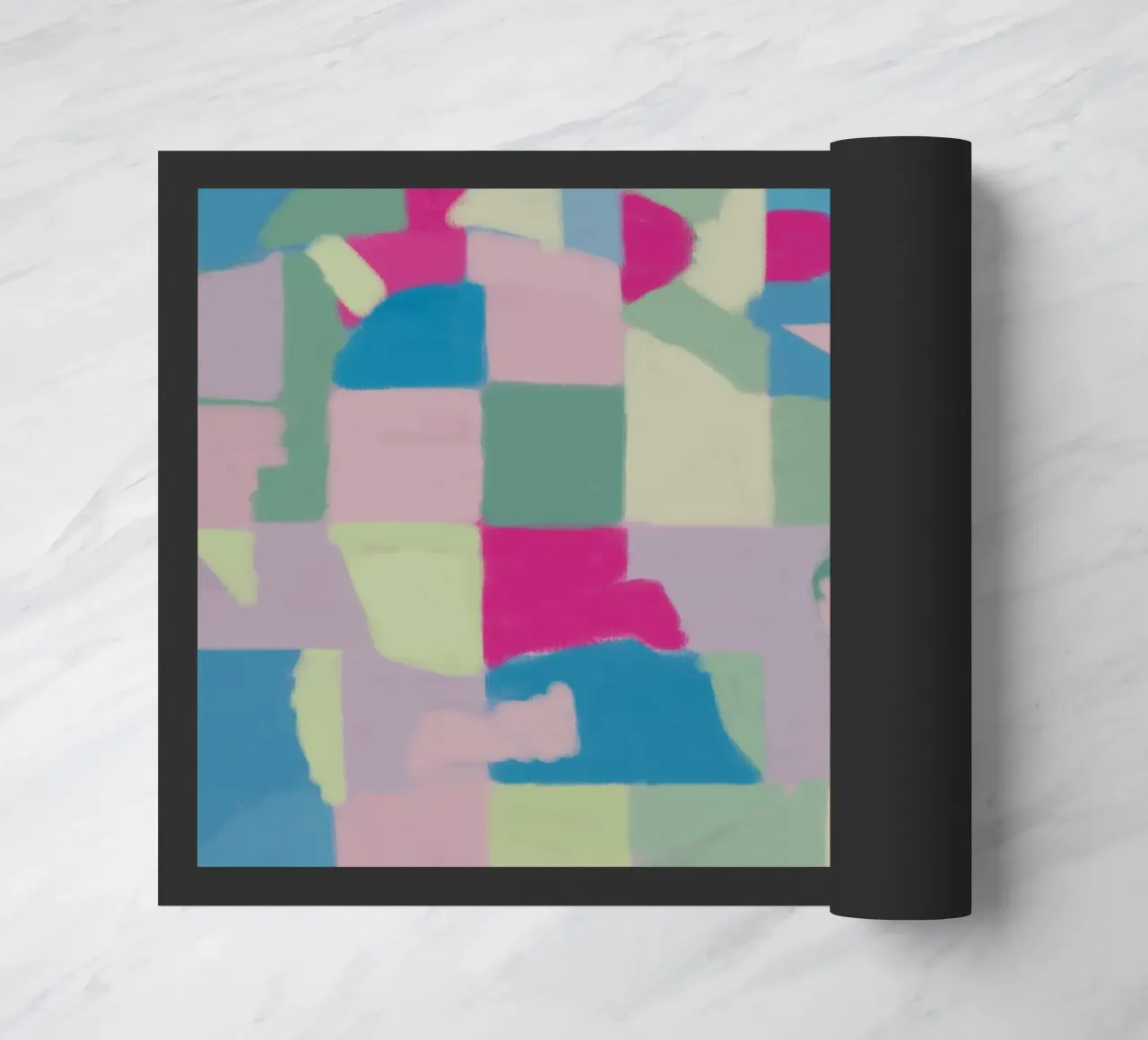 Colore fresco pastello a quadri zerbino da Little Dean