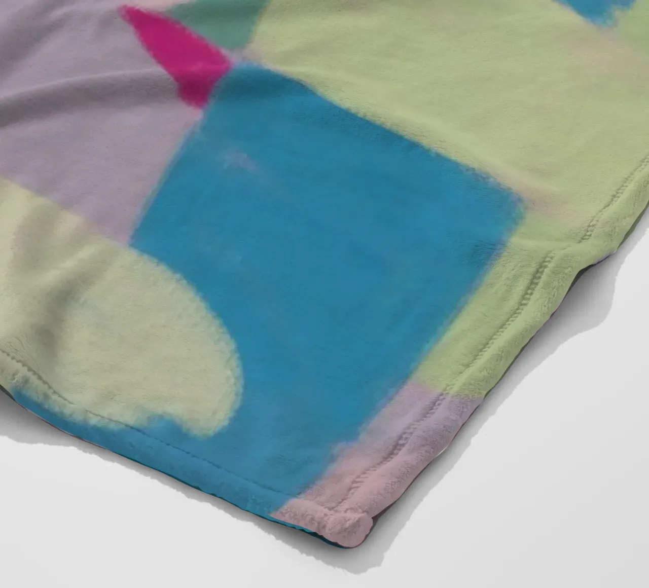 Colore fresco pastello a quadri coperta in pile da Little Dean