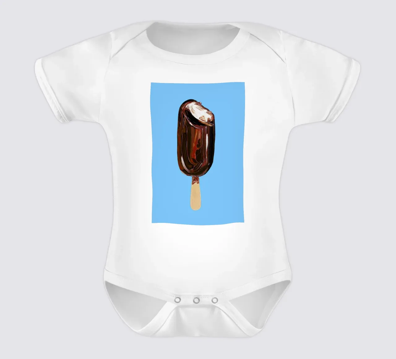 Magnum Ice Cream body neonato maniche corte da Alice Straker