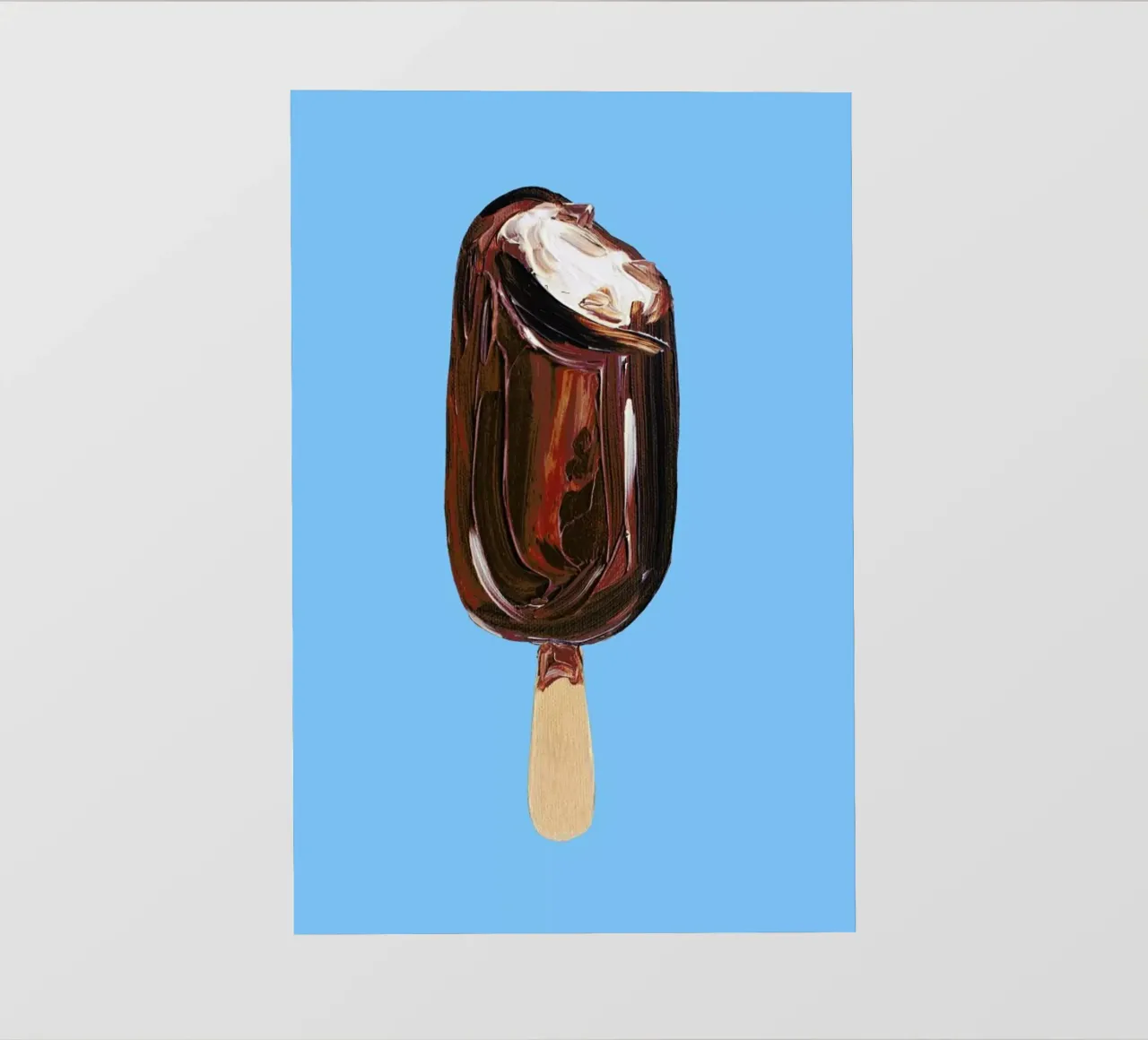 Magnum Ice Cream pellicola backlit da Alice Straker