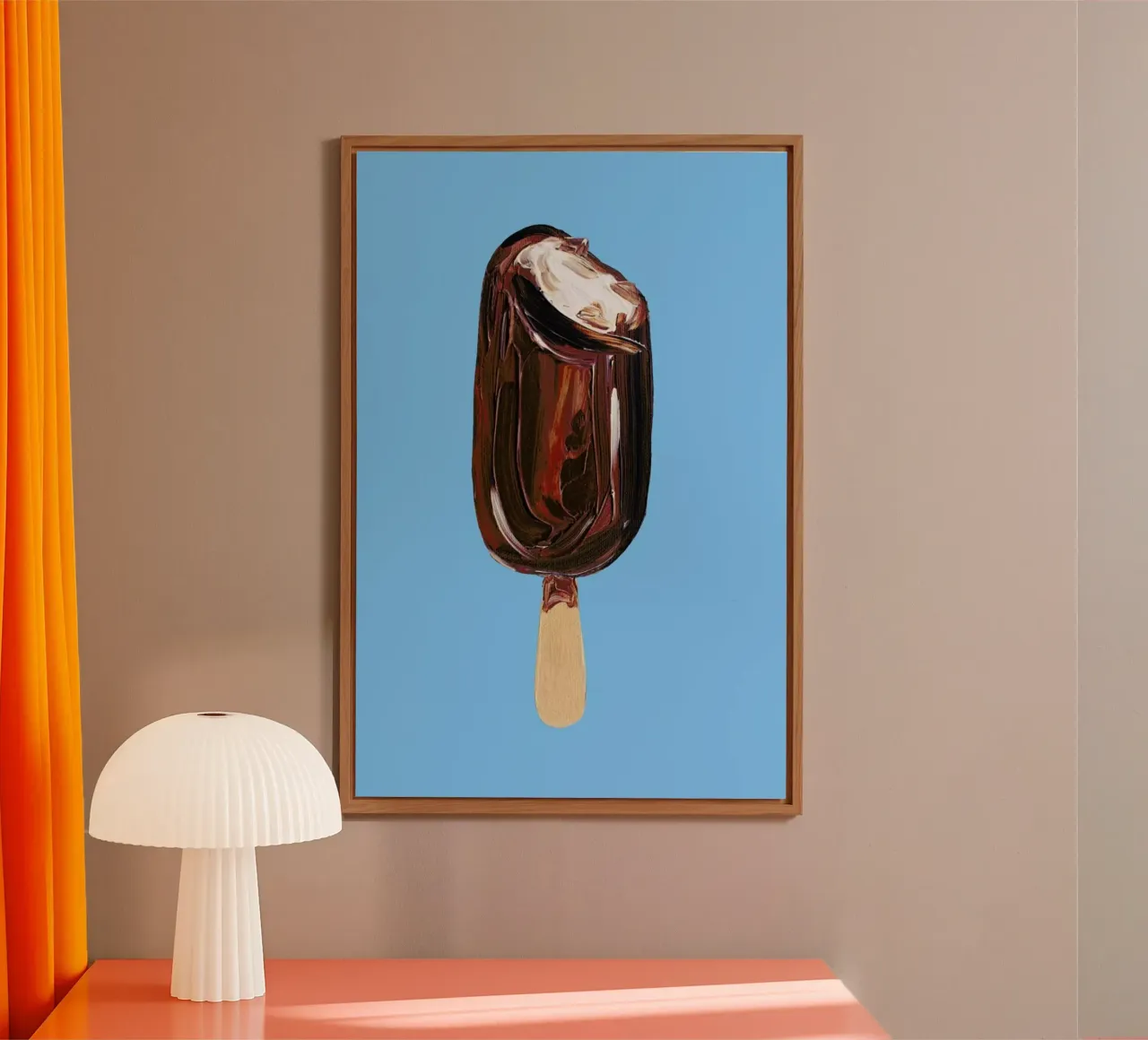 Magnum Ice Cream alluminio dibond da Alice Straker