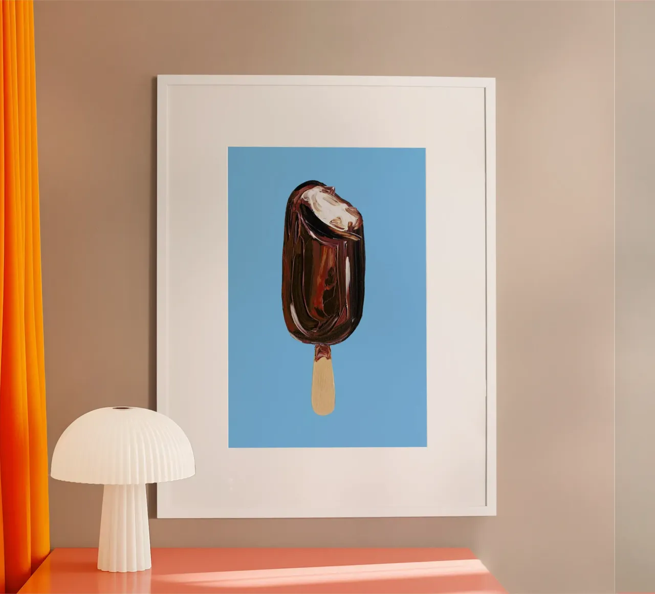 Magnum Ice Cream carta hahnemühle da Alice Straker