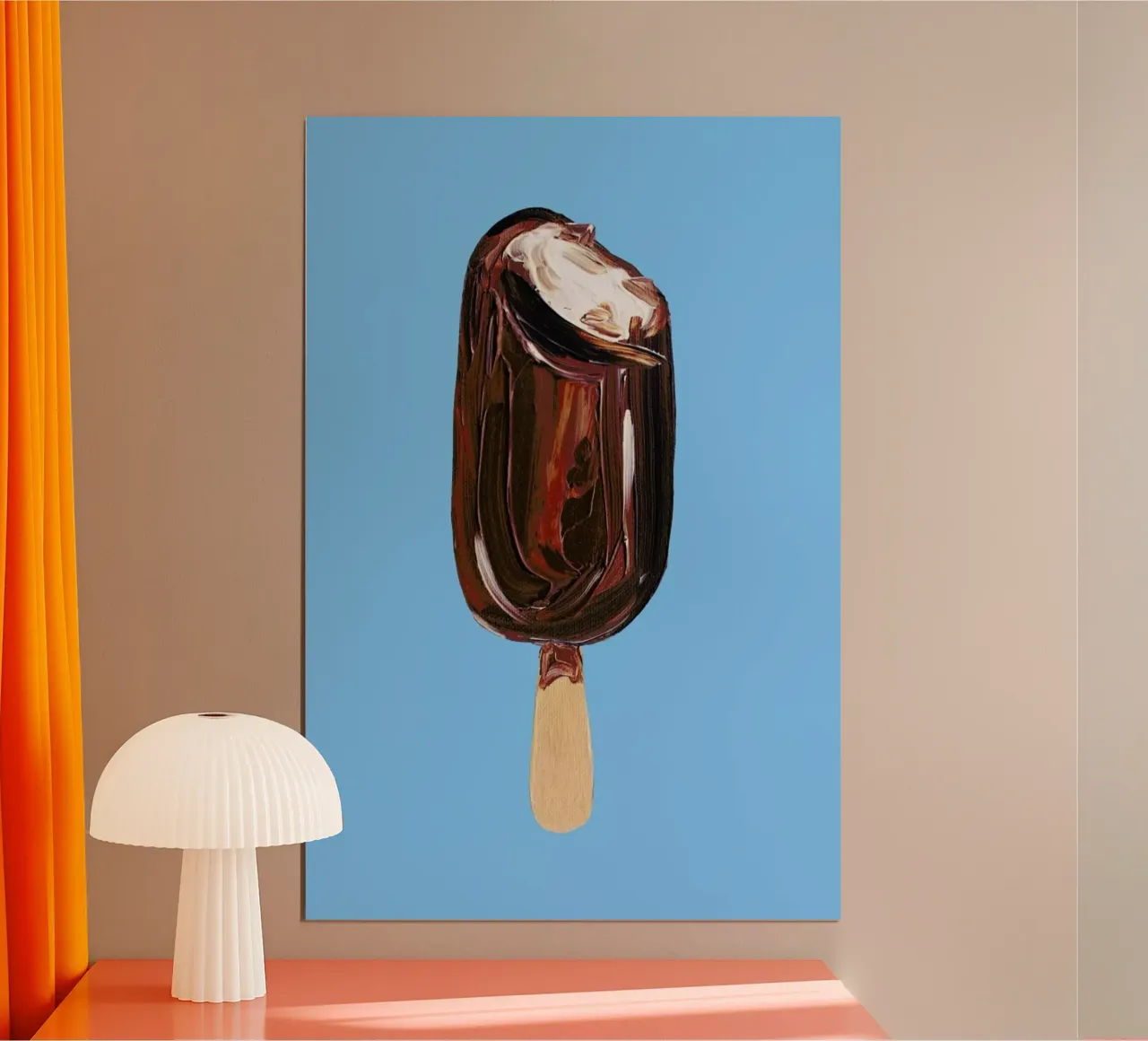 Magnum Ice Cream carta hahnemühle da Alice Straker