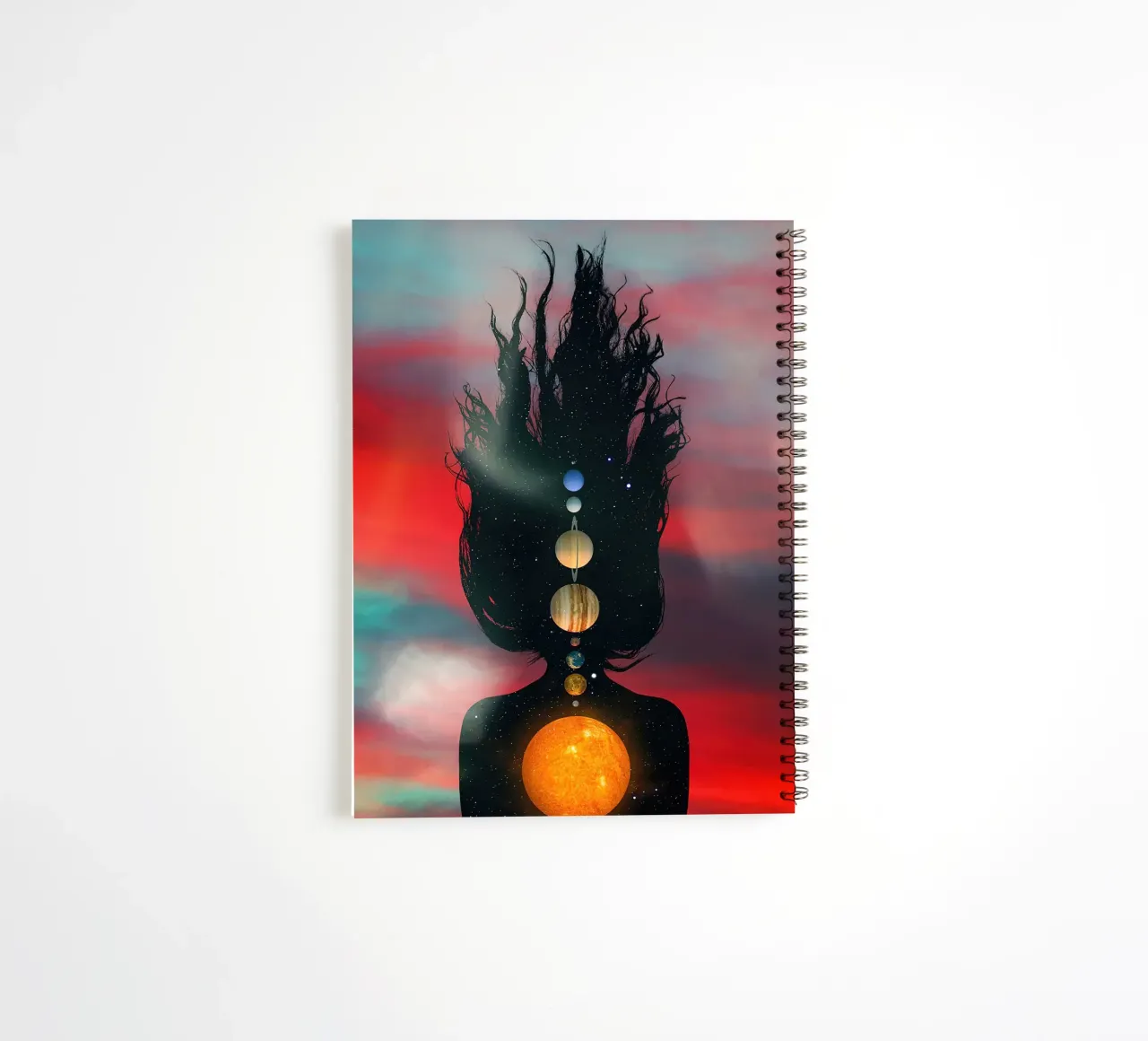 inner alignment spiral notebook by Green
