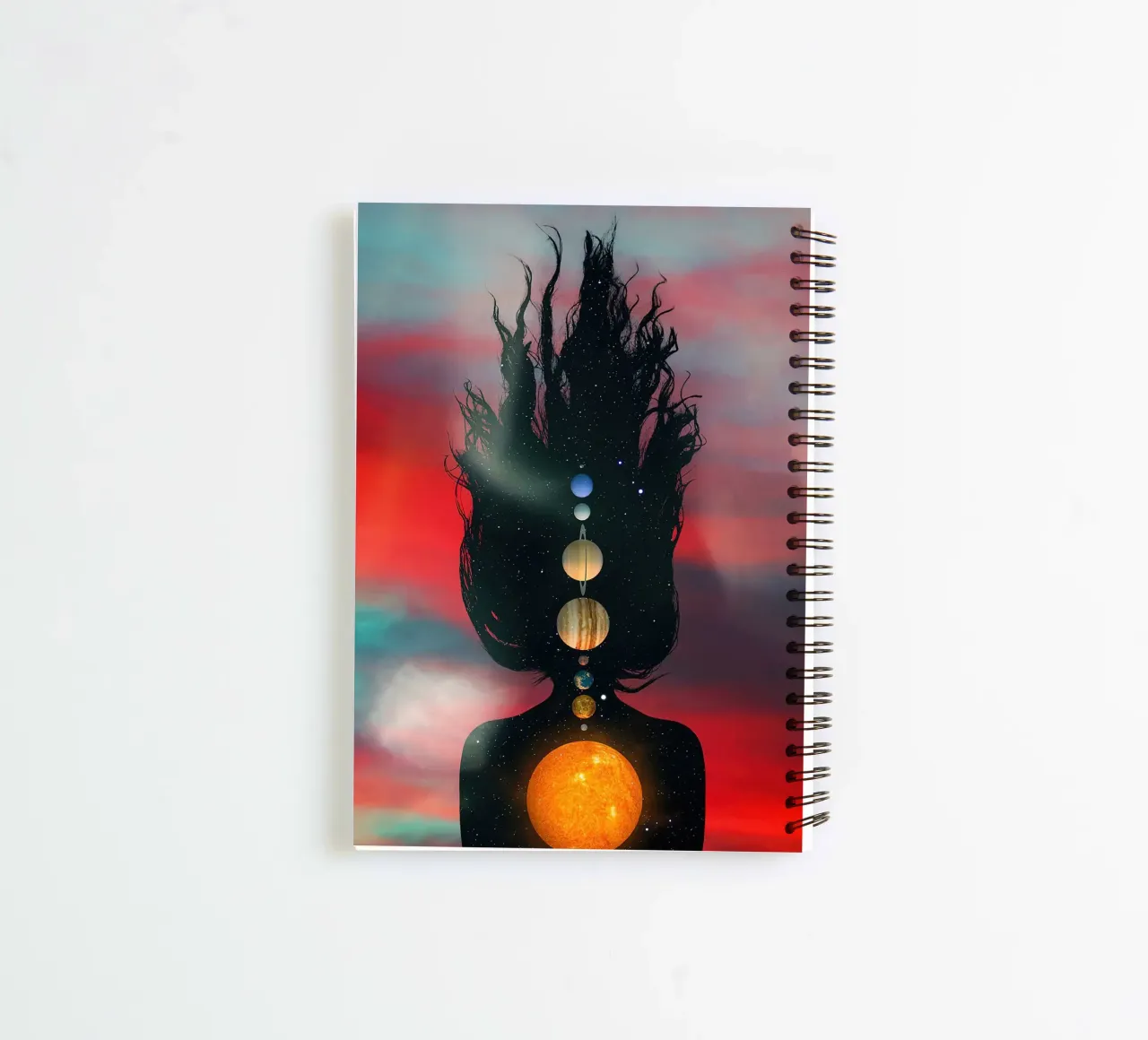 inner alignment spiral notebook by Green