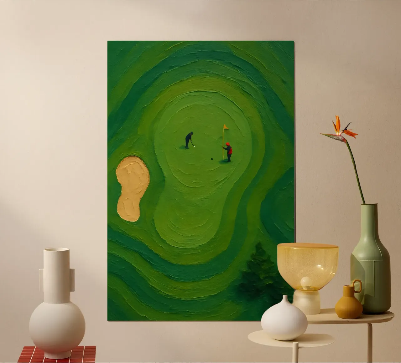 Final Putt on the Emerald Green poster da Creative.Mind