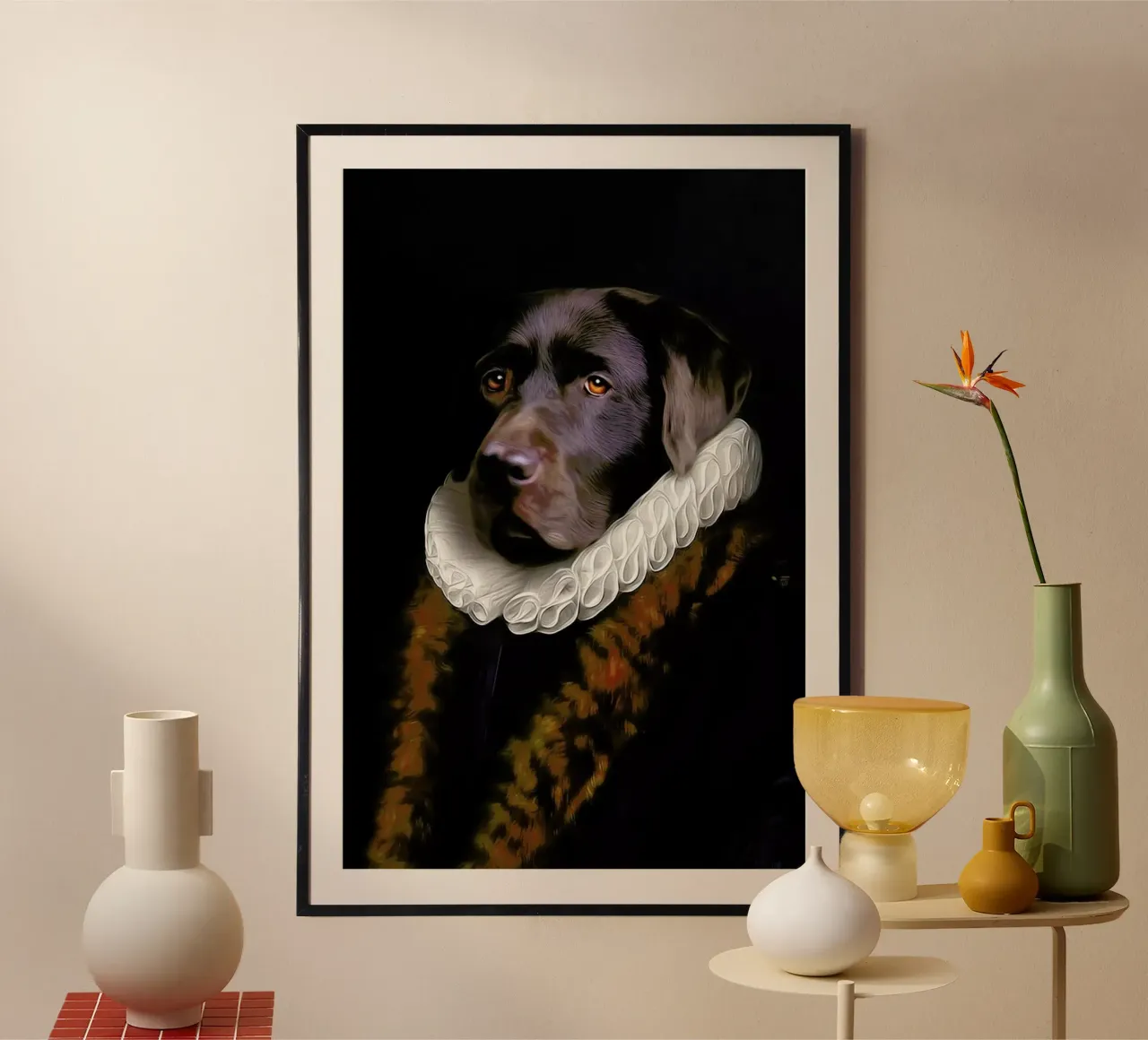 Zus poster con telaio in legno da Tein Lucasson