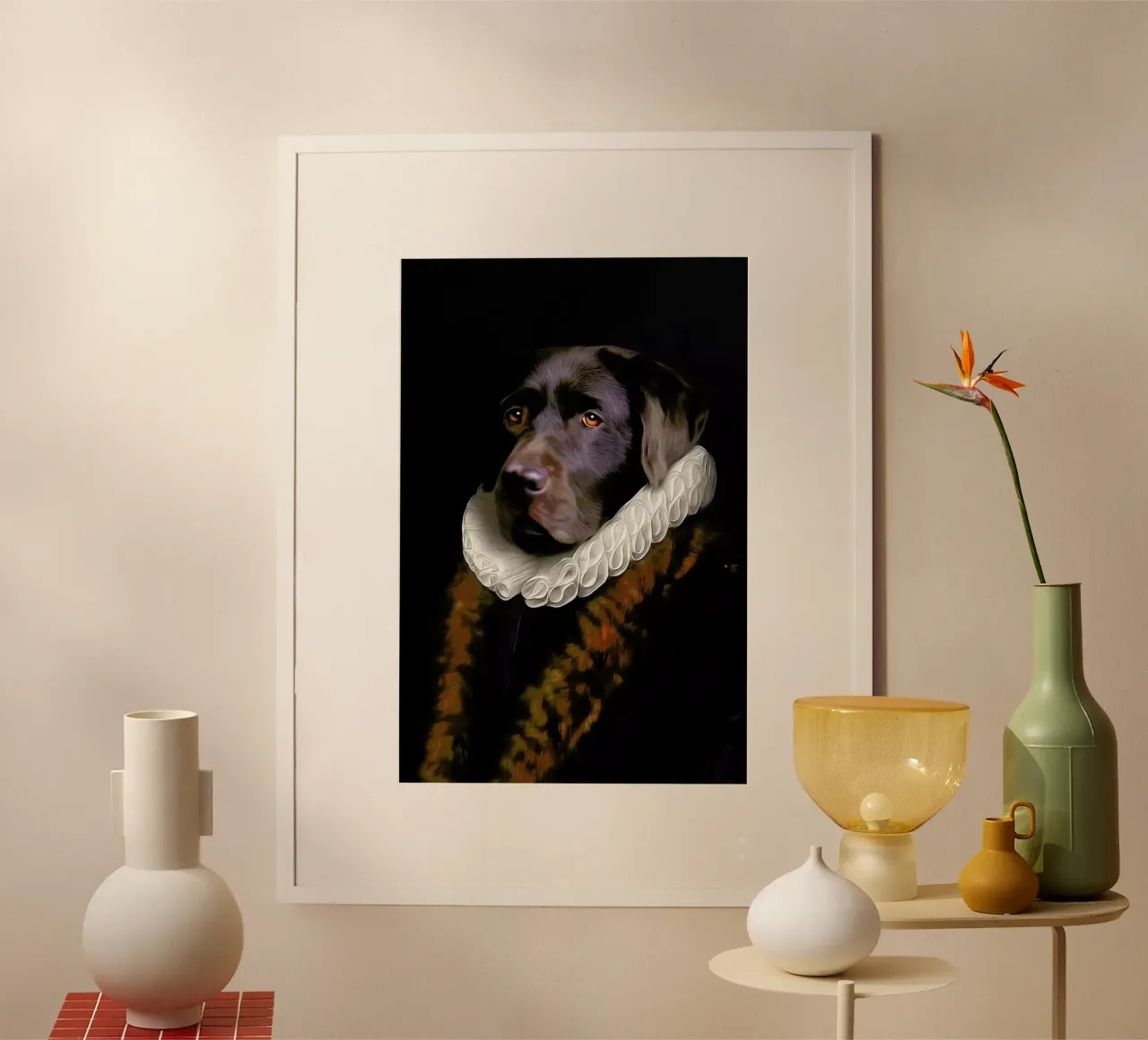 Zus poster con telaio in legno da Tein Lucasson