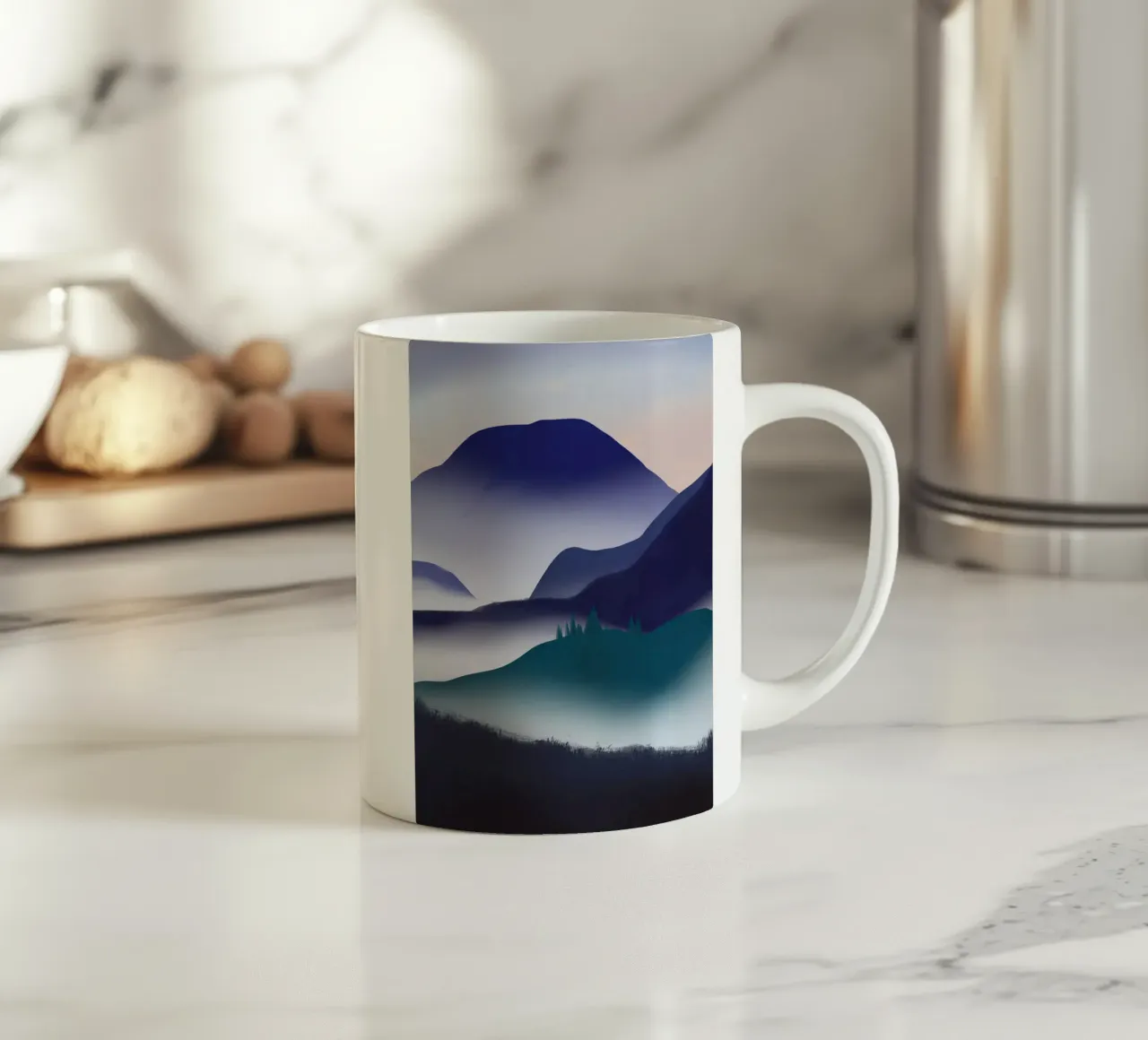 Nebbia viola tazza in ceramica da Little Dean