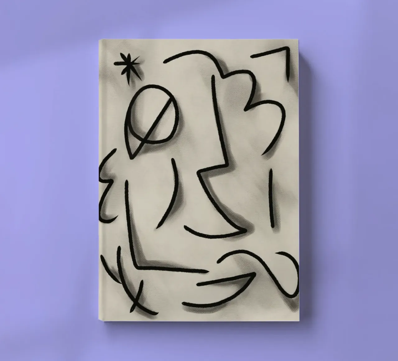Portrait untitled notebook by Little Dean