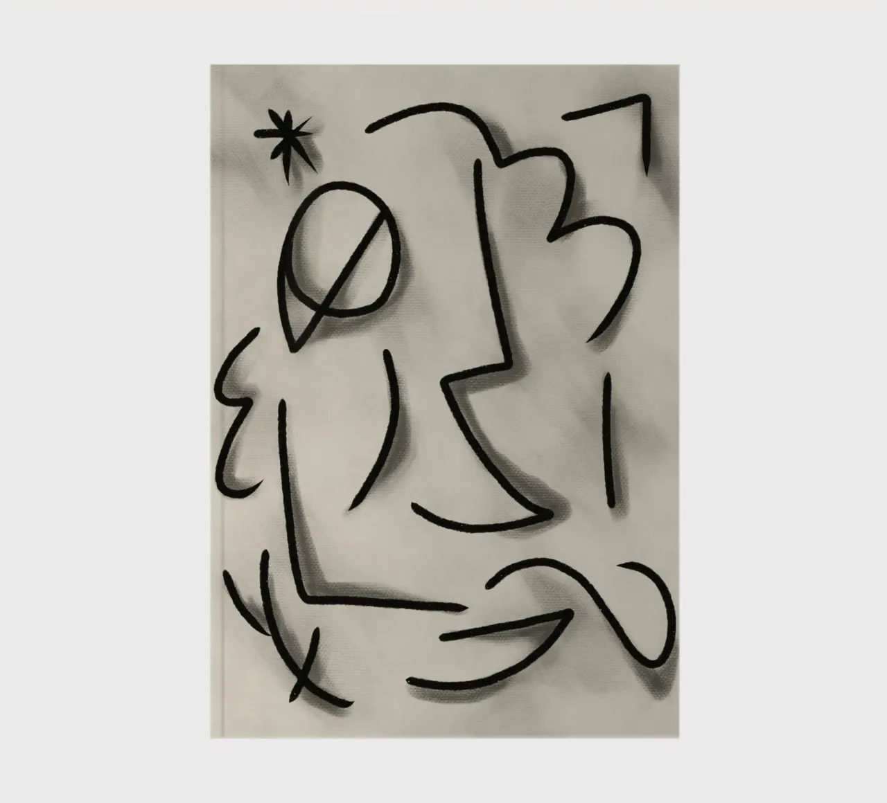 Portrait untitled notebook by Little Dean