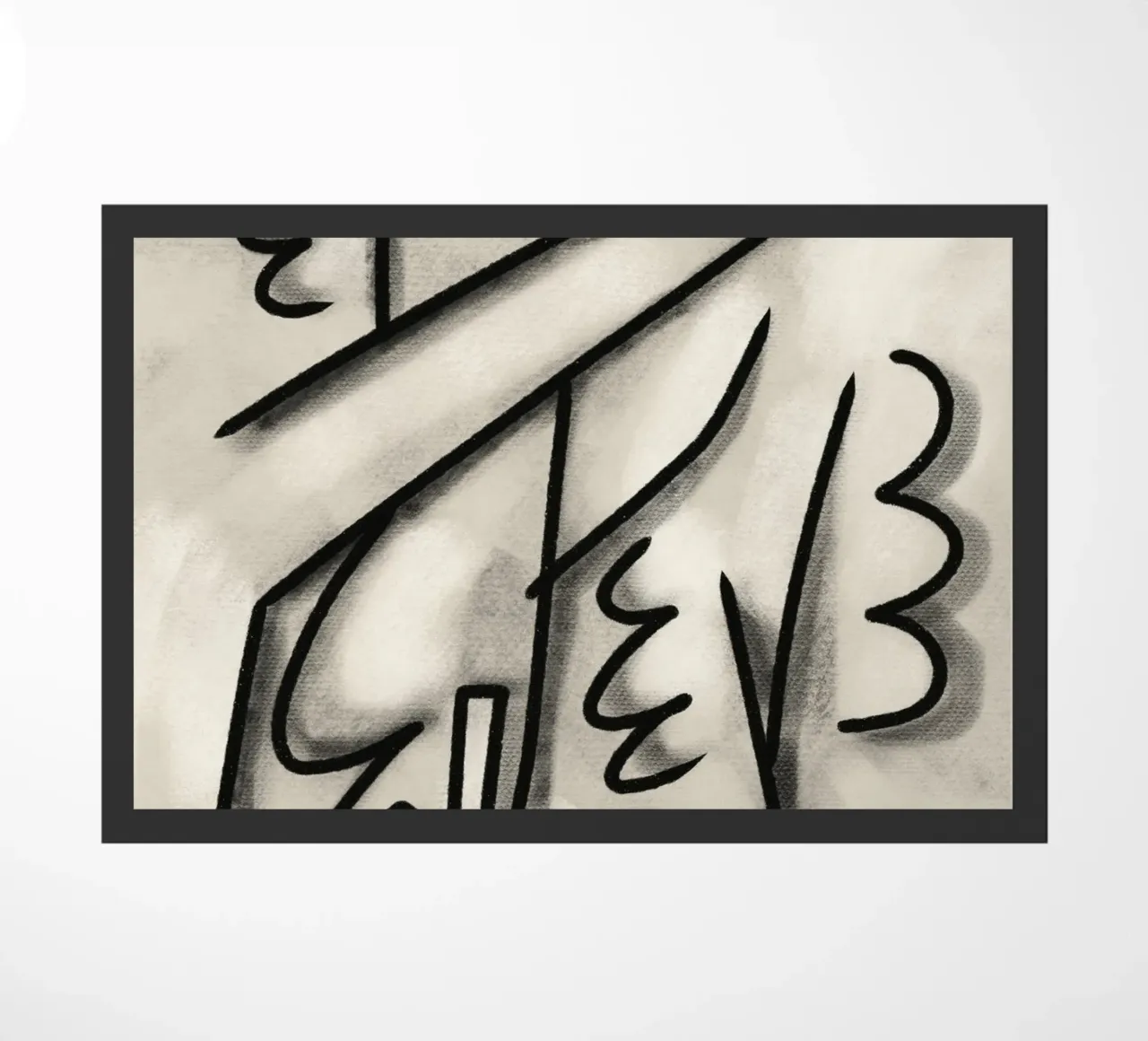 Bos deurmat van Little Dean