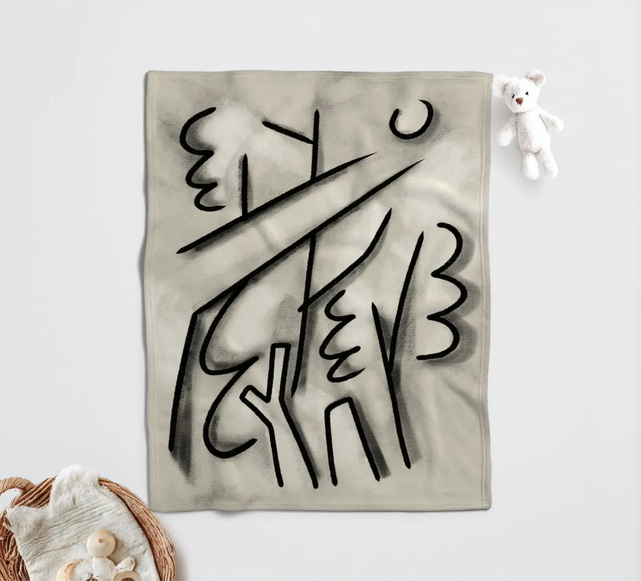 Wald Fleecedecke von Little Dean