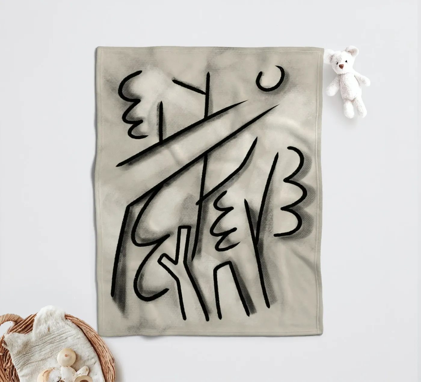 Forest Fleecedecke von Little Dean