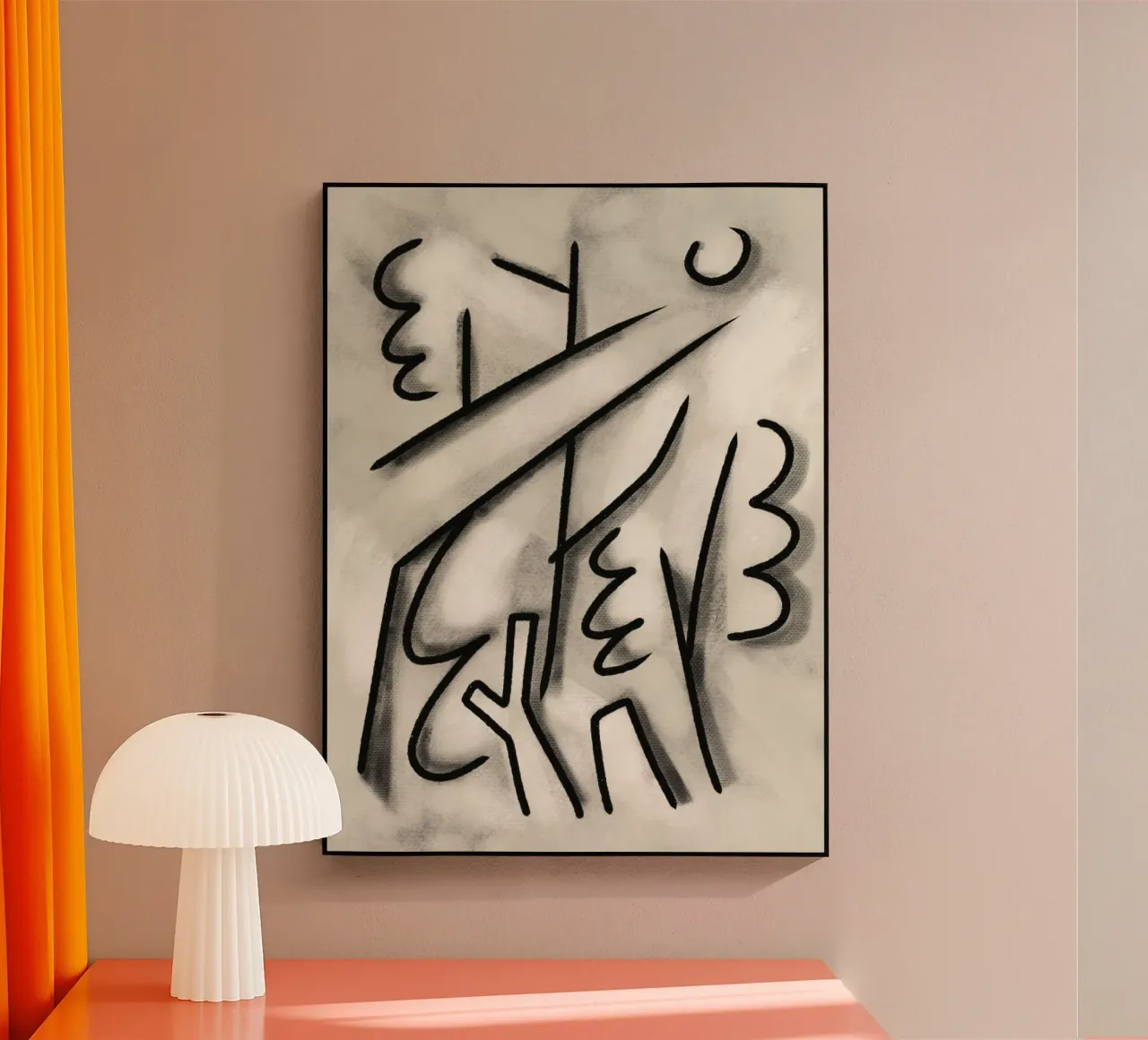 Bos acryl van Little Dean