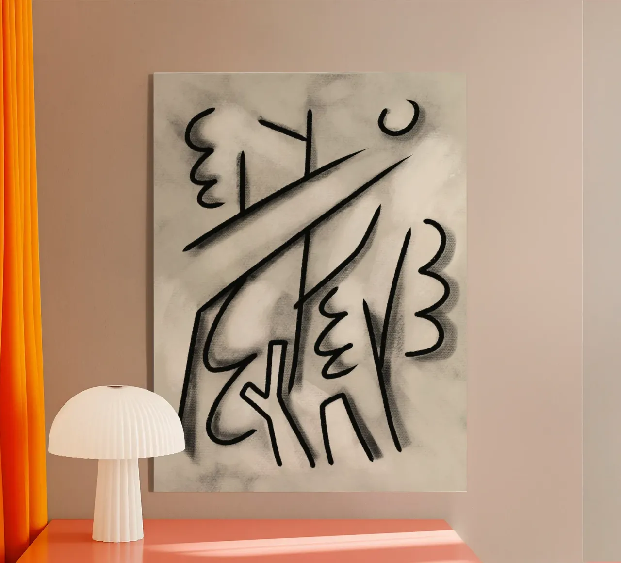 Bos acryl van Little Dean