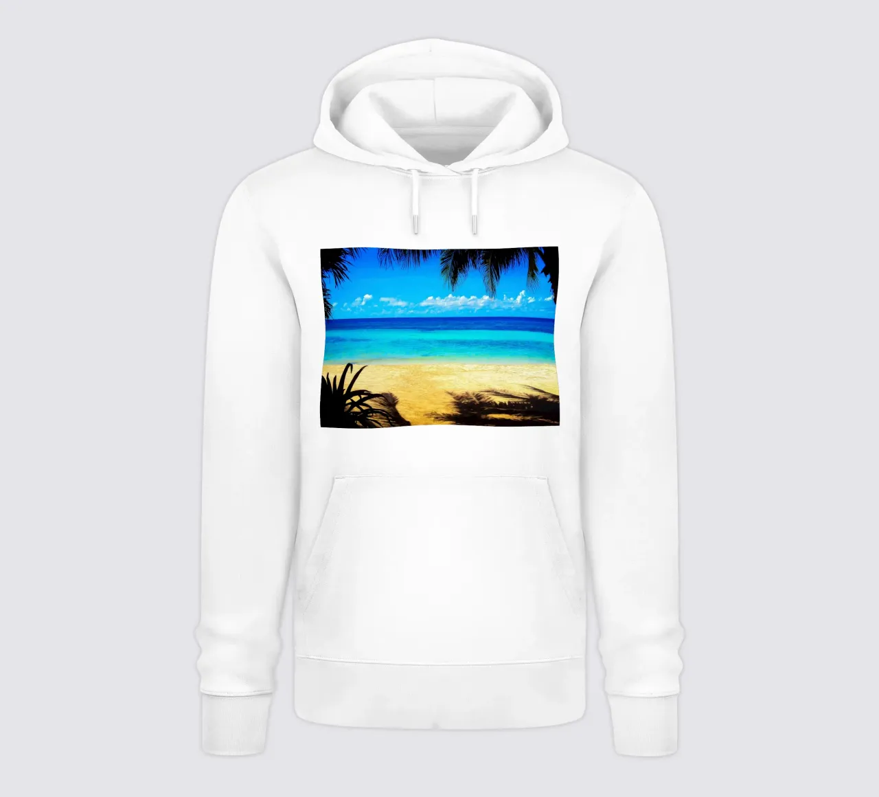 BEACH PARADISE felpa con cappuccio da Fine Art Nature & Landscape Photography