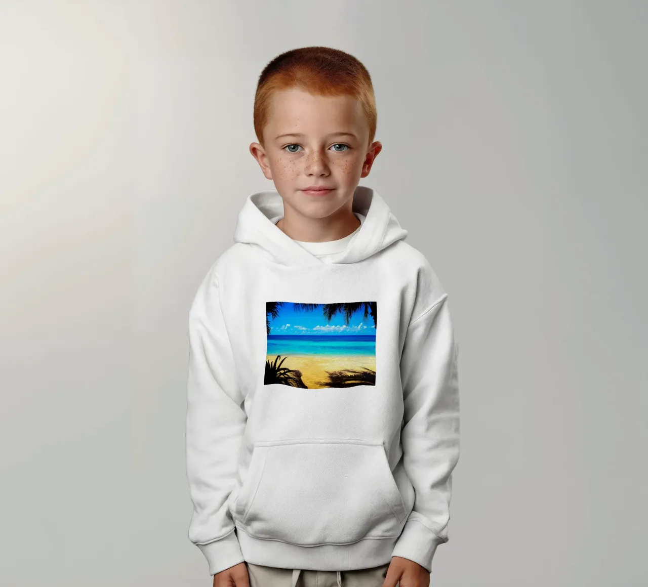 BEACH PARADISE felpa bambino con cappuccio da Fine Art Nature & Landscape Photography
