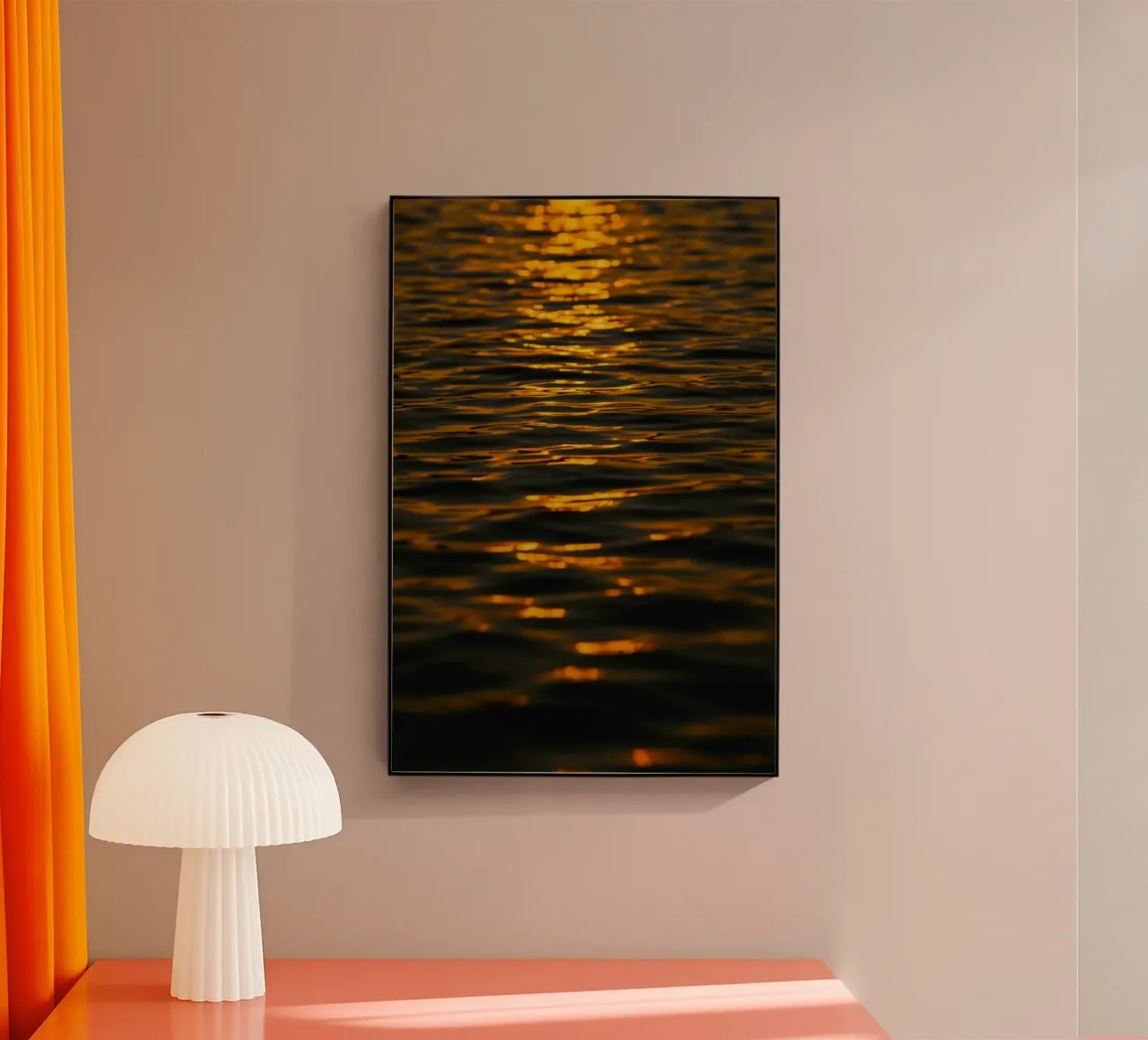 oceano al tramonto plexiglass da Earthly Visions