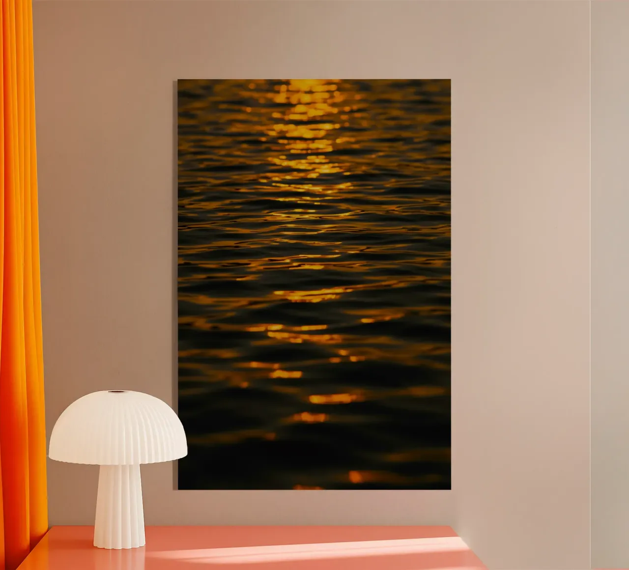 oceano al tramonto plexiglass da Earthly Visions