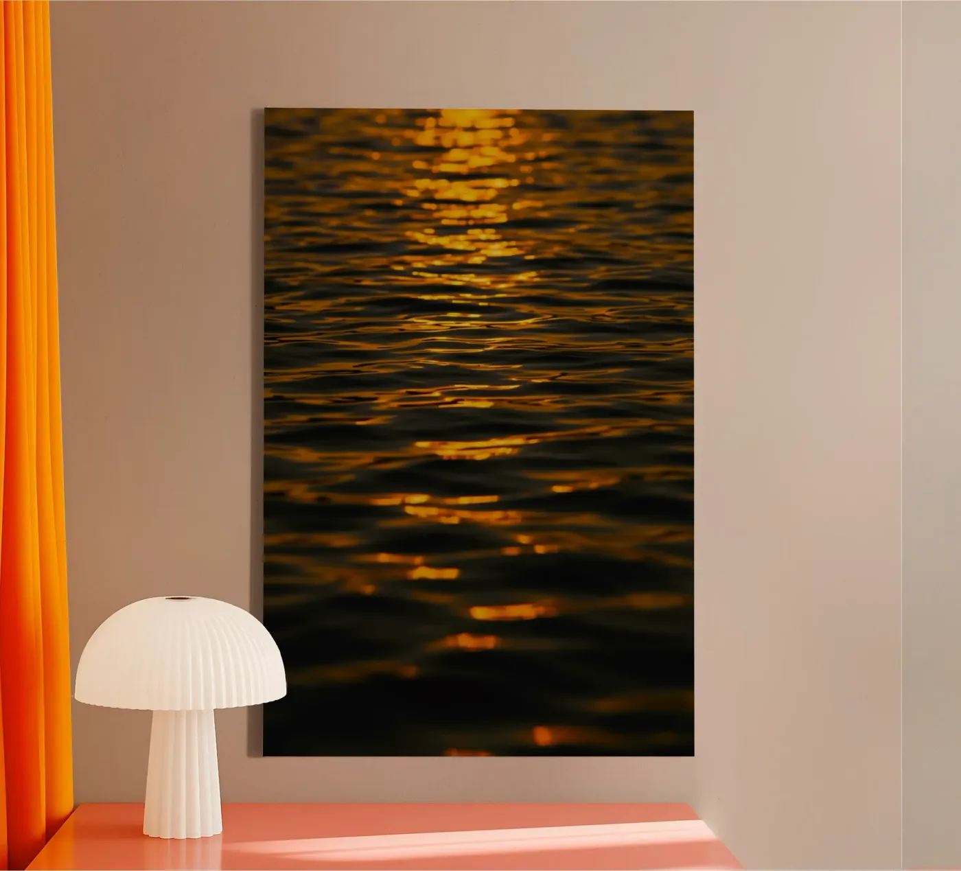 sunset ocean canvas by Earthly Visions