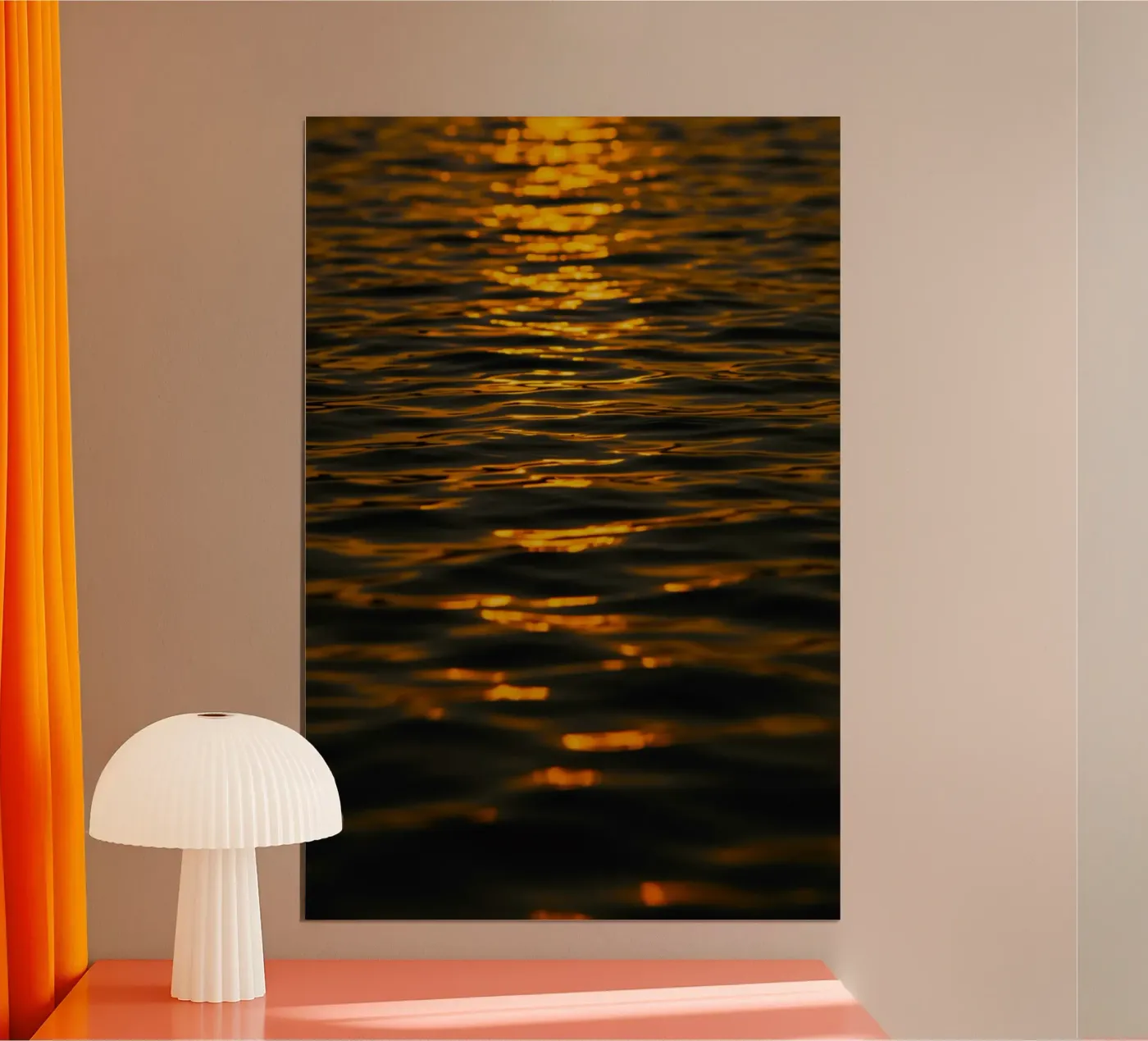 sunset ocean poster van Earthly Visions