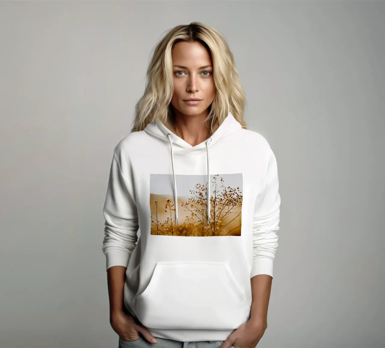 fiori secchi natura felpa con cappuccio da Earthly Visions