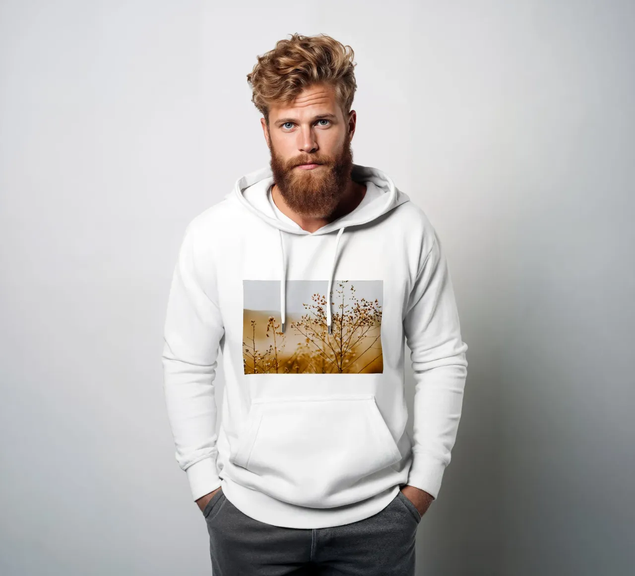 fiori secchi natura felpa con cappuccio da Earthly Visions