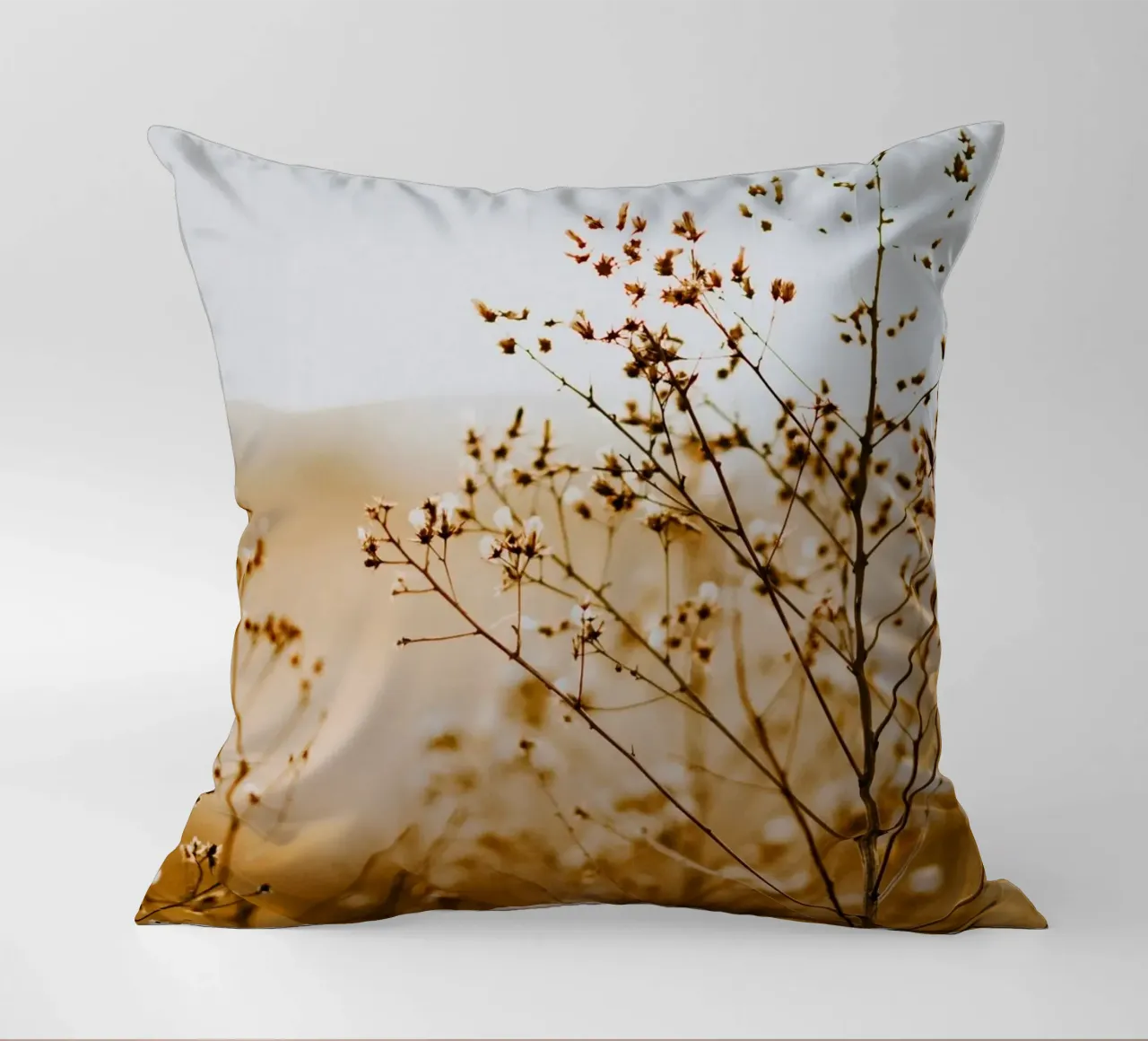 fiori secchi natura cuscino da Earthly Visions