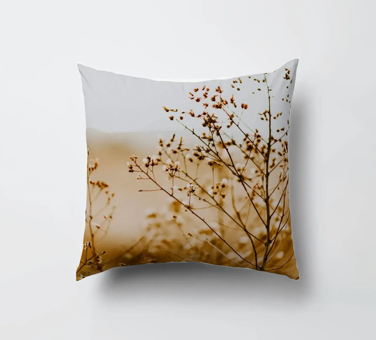 fiori secchi natura cuscino da Earthly Visions