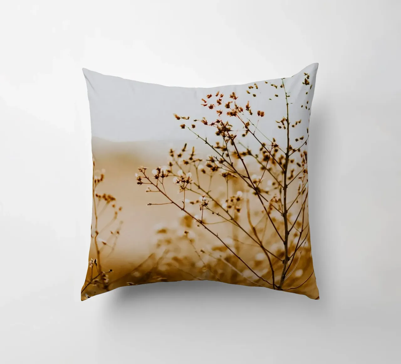 fiori secchi natura cuscino da Earthly Visions