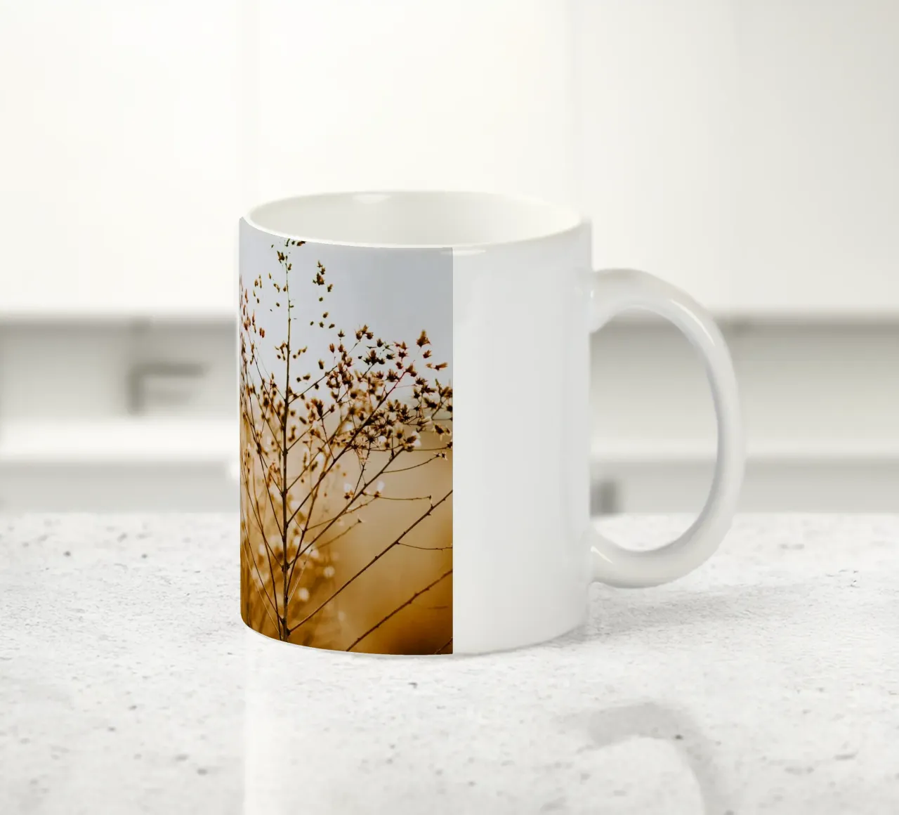 fiori secchi natura tazza in ceramica da Earthly Visions