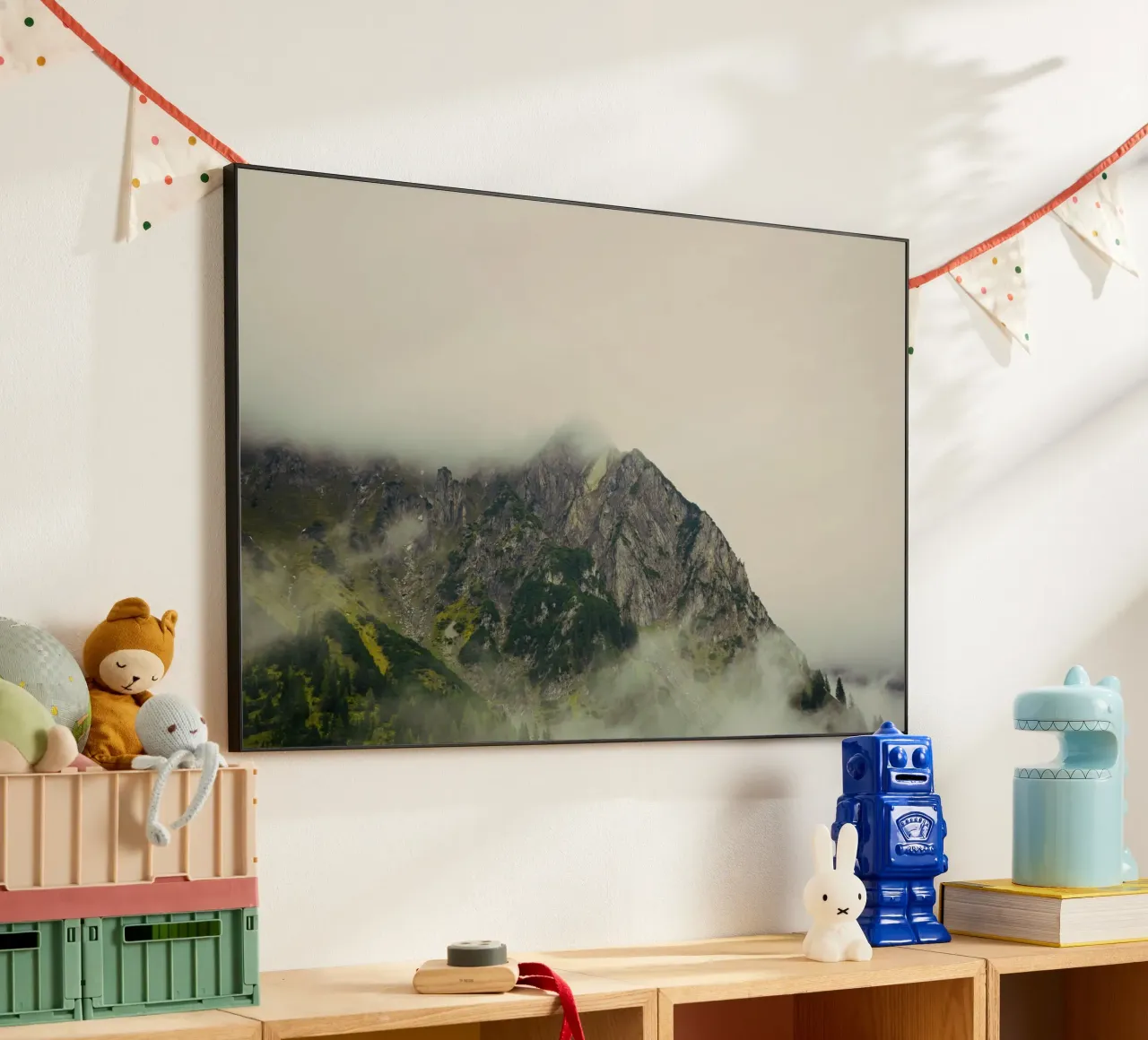 nebbia di montagna alluminio dibond da Earthly Visions