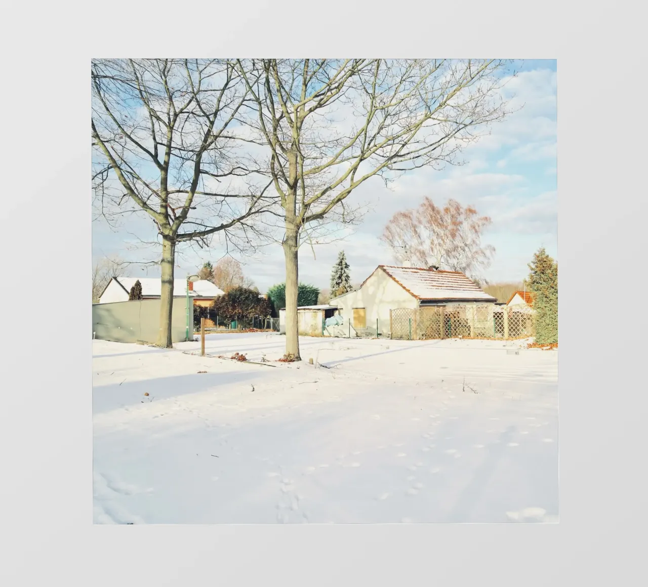 Giornata di sole dopo la neve telo in pvc da KISSA STUDIO