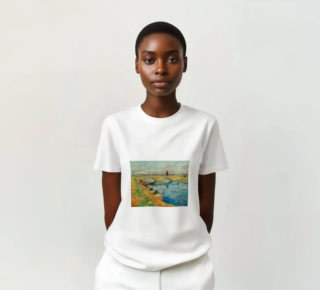 pesca in fiume t-shirt da cloud shop