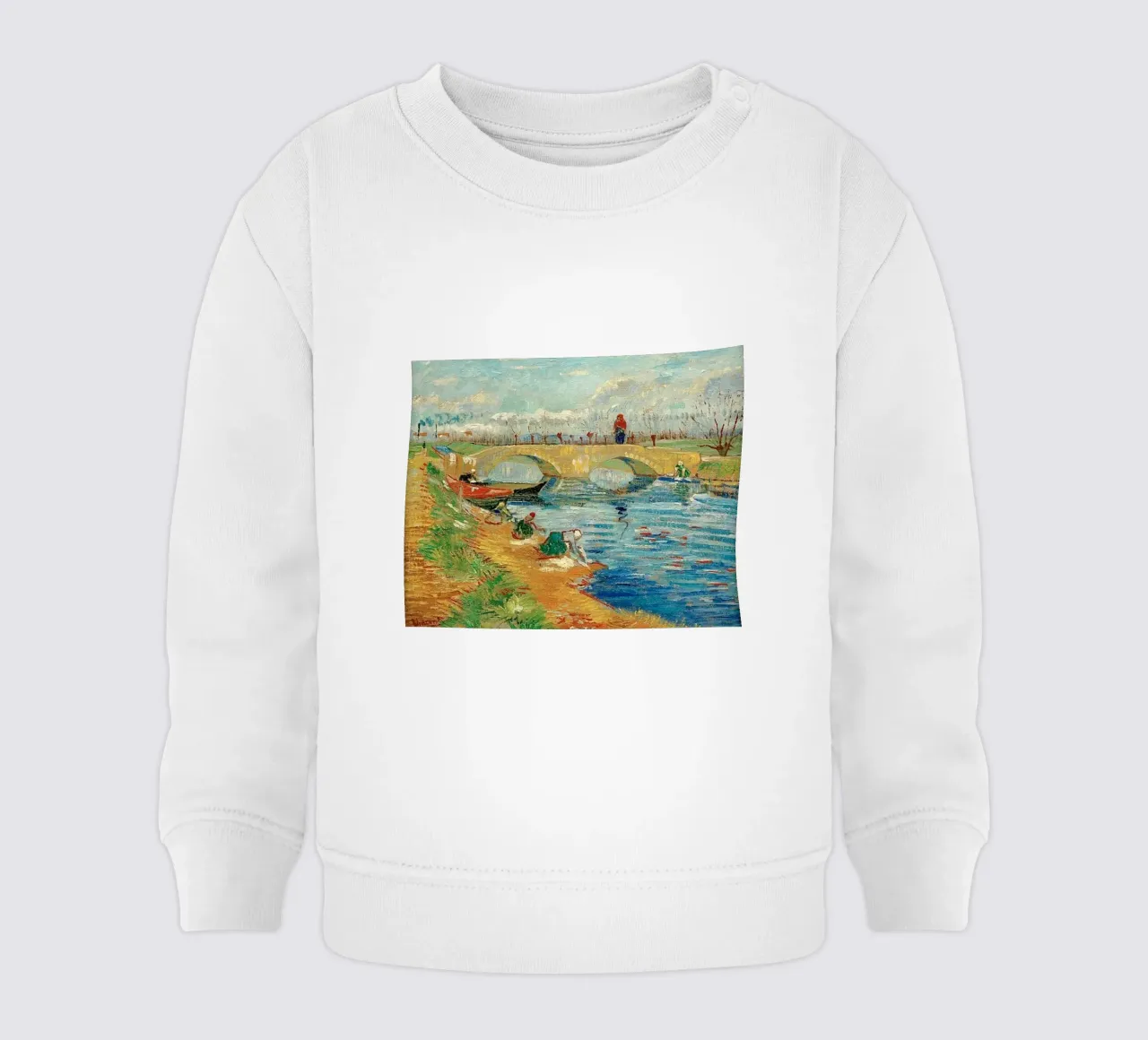 pesca in fiume felpa neonato da cloud shop