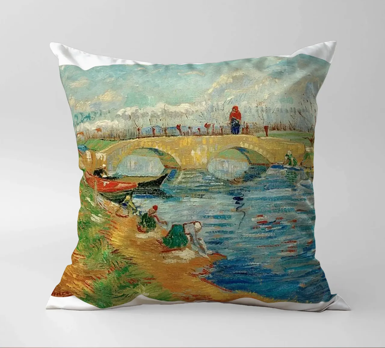 pesca in fiume cuscino da cloud shop