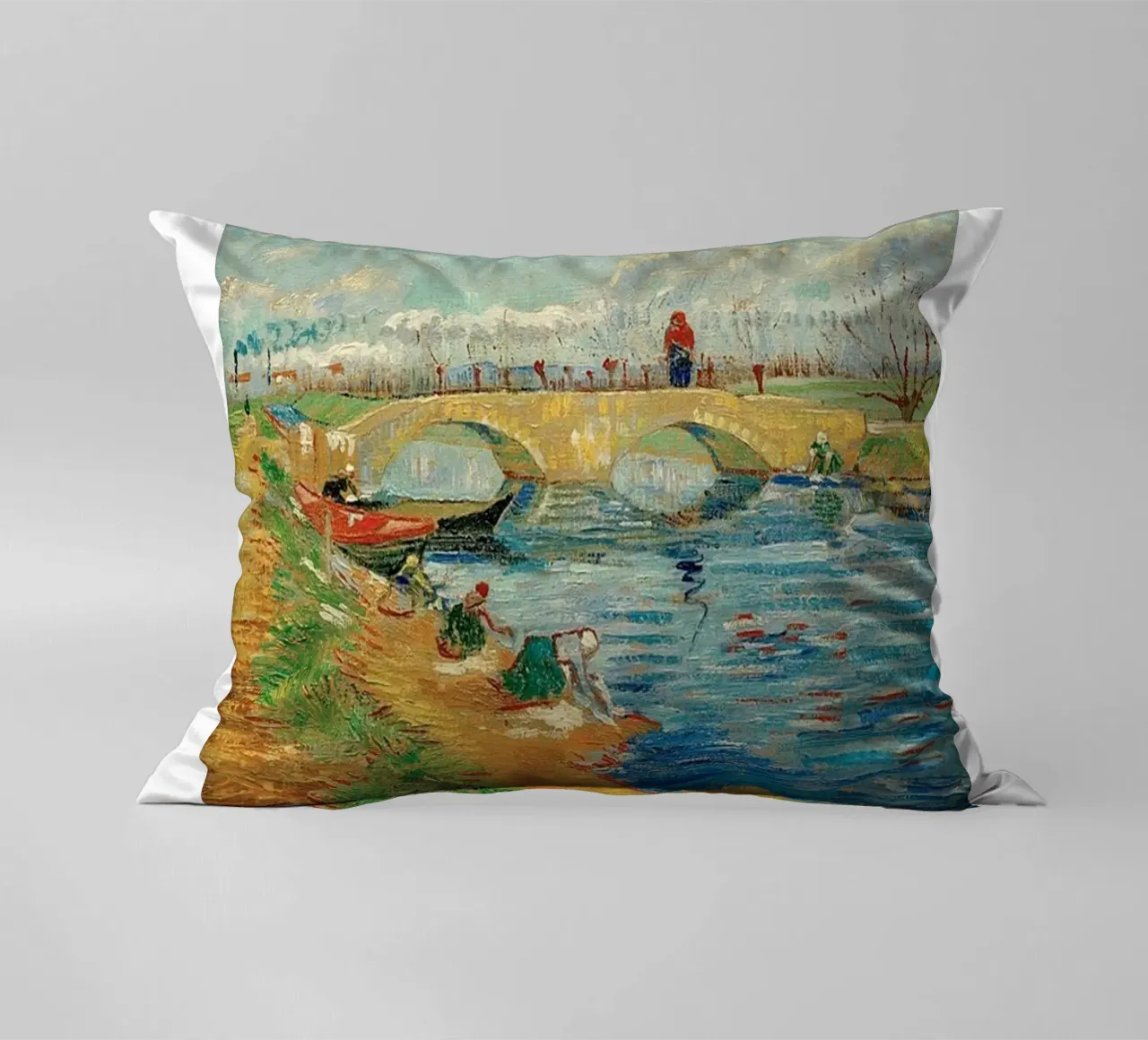 pesca in fiume cuscino da cloud shop