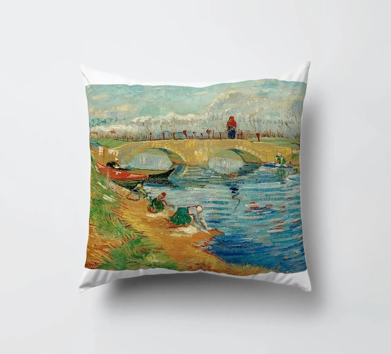 pesca in fiume cuscino da cloud shop