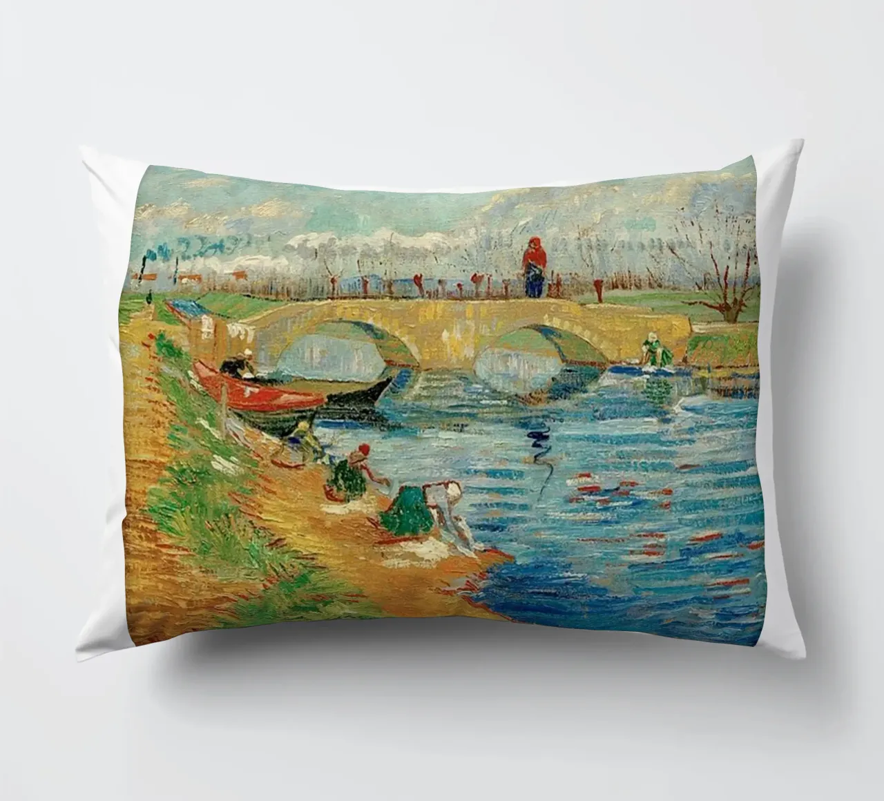 pesca in fiume cuscino da cloud shop