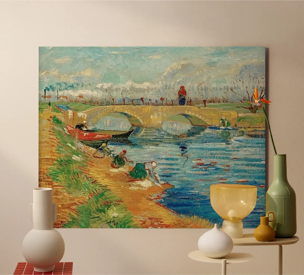 pesca in fiume alluminio dibond da cloud shop