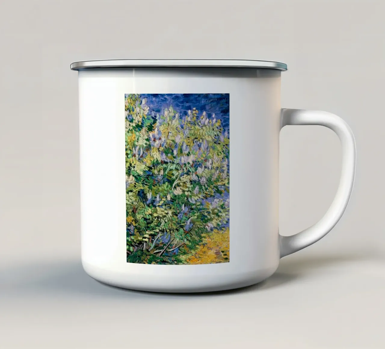 fiori piante verdi tazza in smalto da cloud shop