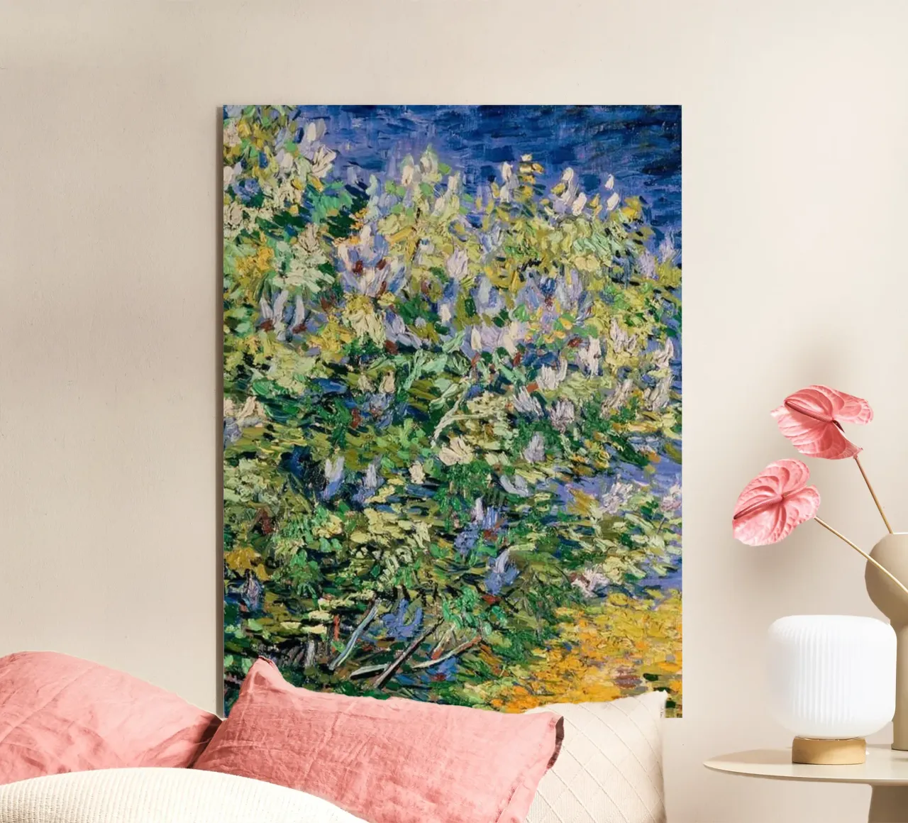 fiori piante verdi alluminio dibond da cloud shop