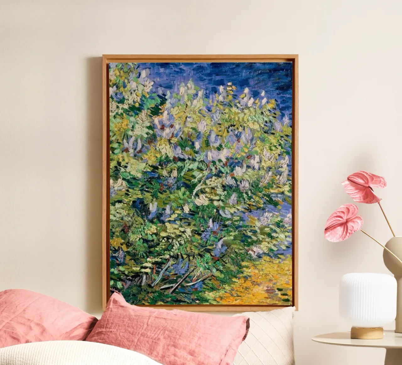 fiori piante verdi tela con Cornice a cassetta da cloud shop
