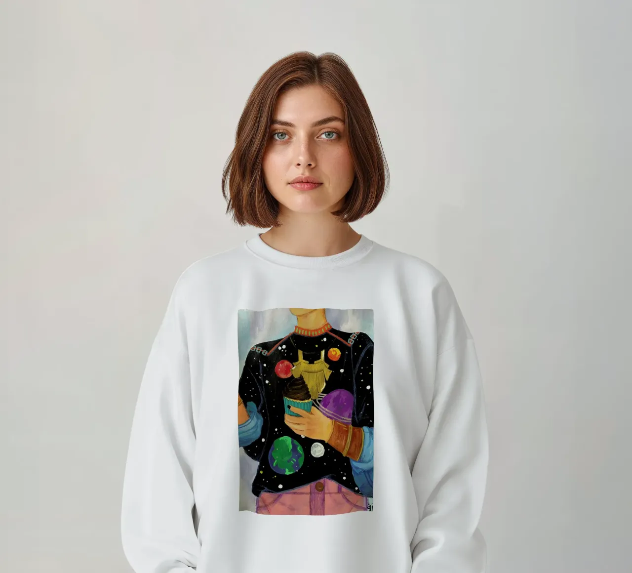 Cupcakes And Space felpa da Paloma Kua